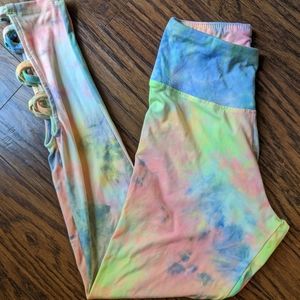 Cute tie dye leggings 🌈🍓🍒🍨